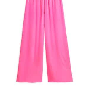 Silk Trousers - Pink